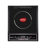 Pigeon by Stovekraft Cruise 1800 watt Induction Cooktop With Crystal Glass,7 Segments LED Display, Auto Switch Off – Black