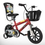 Lifelong 12T Cycle for Kids 2 to 5 Years – Bike for Boys and Girls -Balance Wheels & Mudguard- 95% Pre-Assembled Frame Size: 8″ -Suitable for Children Under 3 Feet Height -Unisex Cycle (LLBC1201, Red)