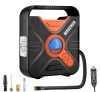 Woscher Propower 300Psi Smart Tyre Inflator 802D For Cars & Bikes | Free Woscher Perfume | Digital Display | Led Light With Sos | Multiple Modes | Multiple Nozzles & Storage Bag | 1+1 Years Warranty