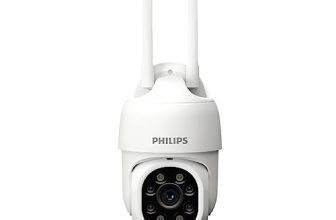 Philips Outdoor Weather Proof Ip65 Cctv Wifi Security Camera | Ptz | Colour Night Vision | 2 Way Talk | Aes-128Bit Encryption | 2 Year Brand Warranty | Hsp 3800