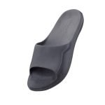 Kraasa Cloud Slippers For Men | Pillow House Slides | Non-Slip Bathroom Shower Sandals | Cushioned Thick Sole Grey Uk 6