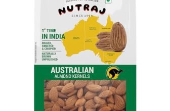Nutraj Australian Almonds Kernel 1Kg (500G X 2) | Premium Badam Giri | 100% Natural And Quality Badam Giri | Dry Fruits Real Nuts