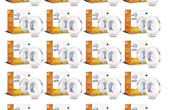 Wipro Garnet 2W Led Integrated Spotlight | Pink Color | Compact Design Ceiling Spot Light For Cabinets & Wardrobes| Cutout – 33Mm|Pack Of 20 B22D