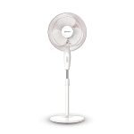 Bajaj Frore Neo 400 Mm Oscillating Pedestal Fan For Home|Aerodynamically Balanced Blades| 100% Coppermotor| Highair Delivery|3-Speed Control| Rust Free|2-Yr Warranty White