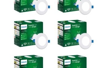 Philips Prime Neo 3-Watt Concealed Jb Led Downlighter For Ceiling | Pink, Pack Of 6 | Cut Out : 2 Inch