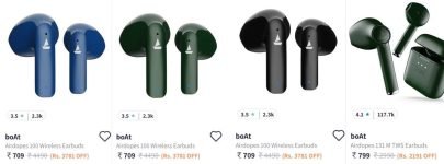 Myntra : boAt Earbuds Starts @679Link : Apply Code : EXTRASAVE07