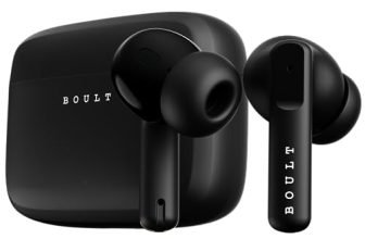 Boult Audio Z60 Truly Wireless In Ear Earbuds With 60H Playtime, 4 Mics Enc Clear Calling, 50Ms Low Latency Gaming, 13Mm Bass Driver, Type-C Fast Charging, Ipx5 Ear Buds Tws Bluetooth 5.3(Raven Black)