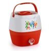 Cello Breeza Pastic Insulated Water Jug | Thermos Jug | Inner Stainless Steel Jug | Leak Proof Jug | Easy To Carry | 14 Litres, Red