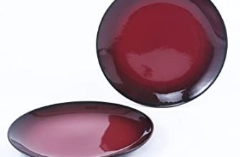 Wonderchef Teramo Red Glaze Dinner Plates Set Of 2
