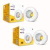Wipro Garnet 5W Led Cabinet Cob | Warm White Light (2700K) | Compact Design For Cabinets & Wardrobes | Pack Of 2