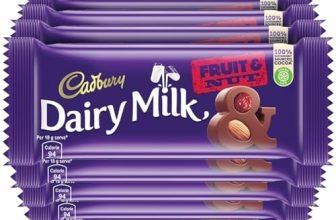 Cadbury Dairy Milk Fruit And Nut Chocolate Bar, 1.2 Kilograms (Pack Of 12)