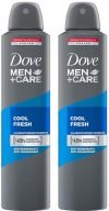 Dove Men+Care Cool Fresh Dry Spray Antiperspirant Deodorant (Pack Of 2) Deodorant Spray  –  For Men(500 Ml, Pack Of 2)