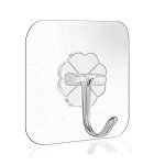 Hook Set of 5 for Hanging Strong, Hooks for Wall Without Drilling,Hooks for Wall Seamless Design Weight Capacity 2kg
