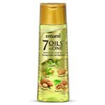 Emami 7 Oils In One Non Sticky & Non Greasy Hair Oil, 20 Times Stronger Hair, Nourishes Scalp With Goodness Of Almond Oil, Coconut Oil, Argan Oil & Amla Oil, 500Ml