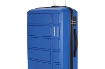 Kamiliant By American Tourister Harrier 56 Cms Small Cabin Polypropylene (Pp) Hard Sided 4 Wheeler Spinner Wheels Luggage (Blue)