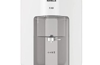 Havells Fab Water Purifier (White & Grey), Ro+Uv, Filter Alert, Patented Corner Mounting, Copper+Zinc+Ph Balance+Minerals, 7 Stage Purification, 7L, Suitable For Borwell, Tanker & Municipal Water