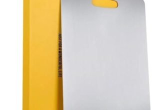 Glun Stainless Steel Chopping Board: Reliable Metal Cutting Kitchen Tool With Heavy Duty Construction And Anti-Skid Silicon Pad For Enhanced Safety And Durability