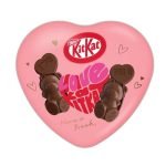 Nestle Japan KitKat Heartful Bear Heart Shaped Can 7 Special Kitkat Pieces Inside | Made in Japan | Valentine’s Day Gift | Gift Box | Kitkat from Japan