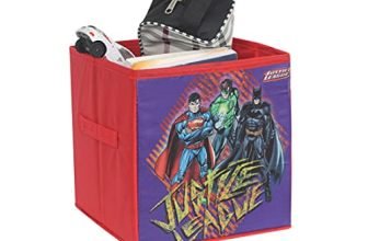 Justice League Toys Organizer Storage Box For Kids,Small (Pack Of 1) Red