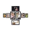 Amazon Brand – Solimo Collage Photo Frames, Set of 8,Wall Hanging (2 pcs – 4×6 inch, 2 pcs – 5×7 inch, 4 pcs – 6×10 inch),Black