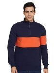 Amazon Brand – House & Shields Men’s Cotton Crew Neck Regular Sweatshirt(Aw21Hnhfzp13_Iris Navy_L_Iris Navy_L), Blue