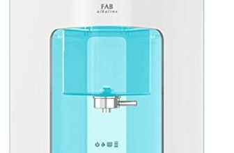 Havells Fab Alkaline Water Purifier (White & Sky Blue), Ro+Uv+Alkaline, Filter Alert, Copper+Zinc+Minerals, 7 Stage Purification, 7L Tank, Suitable For Borwell, Tanker & Municipal Water