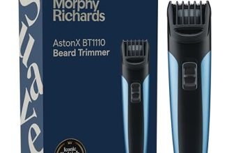 Morphy Richards Astonx Bt1110 Beard Trimmer For Men|9 Settings Single Comb| Reachargable Men Trimmer For|Removable & Washable Blades| 2-Yr Warranty |Travel Friendly Beard Trimmer|Metallic Blue & Black
