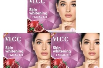 Vlcc Skin Whitening Facial Kit – 25G X 3 (75G) (Pack Of 3) | Pore Minimizing, Exfoliating And Brightening Skin | Helps Brighten Skin Tone | Even Complexion With Comfrey & Turmeric.