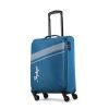 Skybags Trick Polyester Softsided 58 Cm Cabin Stylish Luggage Trolley With 4 Wheels | Blue Trolley Bag – Unisex
