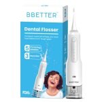 BBETTER Cordless Dental Flosser with 5 Flossing Modes and 3 Nozzles 170 ml Water Tank | Portable & USB Rechargeable IPX7 Waterproof Oral Flosser