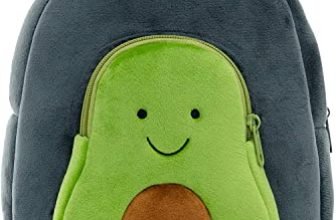 blue tree Cute Kids Backpack Toddler Bag Plush Animal Cartoon Mini Travel Bag for Baby Girl Boy 1-5 Years (small, Avocado Blue, Avocado Blue)