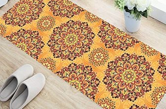 Status 3D Digital Printed Kitchen/Bedside Runner Floor Carpet Rug With Anti Skid Backing For Home/Kitchen/Living Area/Office Entrance (55X140 Cm)