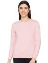Newport Women’s Polyester Crew Neck Sweatshirt (NPWWPSS20001Z01_Pink’ _S)