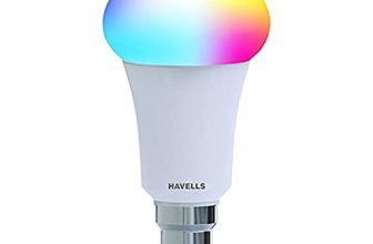 Havells Glamax 9W B22 Smart Wi-fi Enabled Bulb, LHLDAMED3W8R009 (16 Million Colors, Compatible with Alexa and Google Assistant)