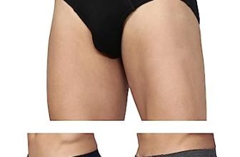 Levi’S Men’S Cotton Style #011 Comfort Regular Fit Solid Brief (Pack Of 3) (#011-Brief-Dk Gmel/Blk/Navy-P3_Dk. Grey Melange,Black, S)