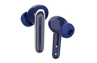 Blaupunkt Btw100 Truly Wireless Bluetooth In Ear Earbuds With Enc Crispr Tech I Hd Sound I 80Ms Low Latency I 40H Playtimei Turbovolt Charging I Bt Version 5.1 I Intuitive Touch Controls (Blue)