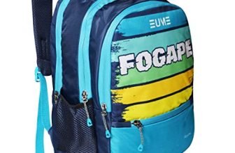 Eume Rylan 31 Ltrs Water Resistance With 3 Compartment Casual And School Bagpack For Boys & Girls (Blue)