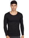 Longies Men’S Full Sleeve Top Regular Thermal Inner Wear (Lgmthfstsgv001_Black_M)