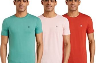 Cazibe Men Regular Fit T-Shirt (Pack Of 3) S.Green/Orange/Pink Xl