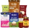 Sri Sri Tattva 7-in-1 Essential Groceries Combo(Whole Wheat Atta 5 kg, Rock Salt Fine Grain 1 kg, Shuddh Ghee 1 L, Toor Dal 1 kg, Sona Masuri Rice 1 kg, Kachi Ghani Mustard Oil 1 L, Pure & Natural Honey 500 g)