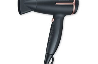 Beurer HC25 Travel Hair Dryer 3 years Warranty 1600 Watts, Black