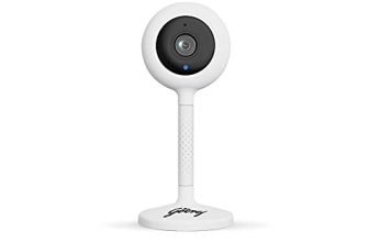 Godrej Security Solutions Wifi 1080P Fhd 2Mp 110° Viewing Area Security Camera, White