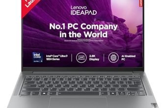 Lenovo Ideapad Pro 5 Intel Evo Core Ultra 9 185H Built-In Ai 14″ (35.56Cm) 2.8K-Oled 400Nits 120Hz Laptop (32Gb/1Tb Ssd/Win11/Mso 21/Fhd+Ir Camera/1Yr Adp Free/3 Mon Game Pass/Grey/1.4Kg), 83D2001Gin