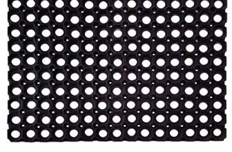 Status Contract Anti Slip Front Door Mat|(24″X16″) Living Room Rug For Entrance Doors|Rubber Floor Mats For Home | Essential Small Rugs For Office, Bedroom & Kitchen| (Black)
