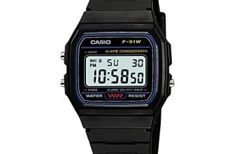 Casio Youth Series Digital Black Dial Unisex Watch – F-91W-1Q(D002)