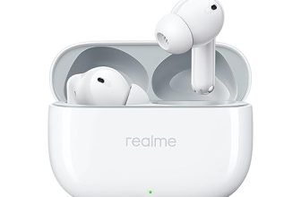 Realme Buds T300 Truly Wireless In-Ear Earbuds With 30Db Anc, 360° Spatial Audio Effect, 12.4Mm Dynamic Bass Boost Driver With Dolby Atmos Support, Upto 40Hrs Battery And Fast Charging (Youth White)