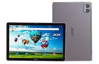 Acer One T9-1212L (25.65 Cm) 10.1 Inch Tablet With 4Gb Ram And 64Gb Rom Expandable, 350 Nits Brightness Wuxga Ips Panel Display, Dual-Camera, Slim Metal Body, Wi-Fi + 4G Lte(Calling),Android 12, Gray