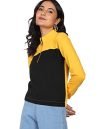 Newport Women’S Polyester Hooded And Crew Neck Sweatshirt (Npwwpss20003Y06_Yellow_M)