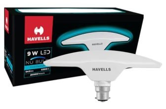 Havells 9W T Shape B22 Bulb|Cool Day Light|Energy Efficient|14% Wider Light Spread|Upto 4Kv Surge Protection| 320 Degree Rotation|Bis Approved| Pack Of 1