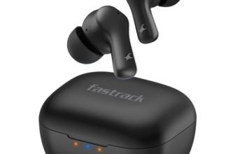 Fastrack Fpods Fz100 Tws In-Ear Earbuds With Mega 50 Hrs Playtime|Extra Deep Bass Driver|Quad Mic Enc For Clear Calls|Ultra Low 40Ms Latency Gaming Mode|Nitrofast Charge-200 Min In 10 Min-Black